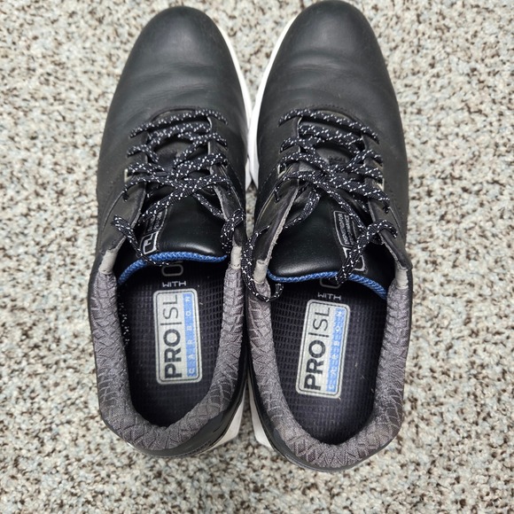 FootJoy Pro|SL Golf Shoes Spikeless Leather Comfort Black Mens Size 11M‎ main image 6